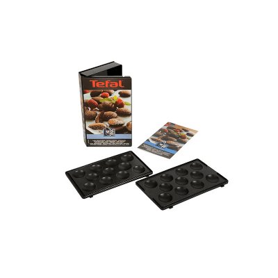 TEFAL  Lot de 2 Plaques Mini Bouch&eacute;es - Snack Collection - XA801212
