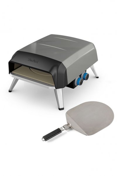 TEFAL T&eacute;fal Pizza Pronto, Four &agrave; pizza maison, Four &agrave; pizza exclusivement &agrave; Gaz, Pierre rotative &agrave; 360&deg;