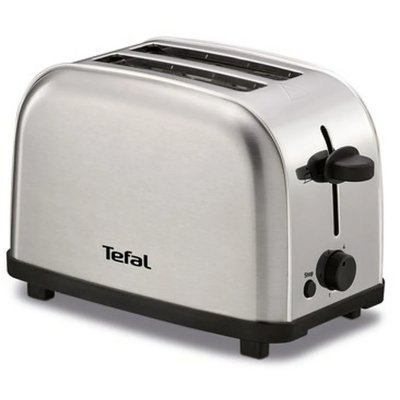 TEFAL  TT330D Ultra Mini - Grille-pain - 2 tranche - 2 Emplacements - acier inoxydable 