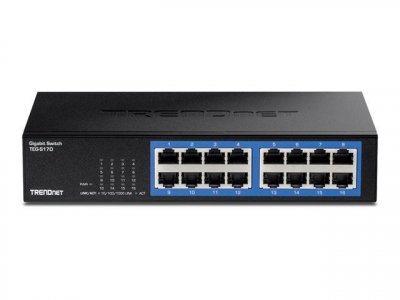 TRENDNET TEG S17D - Commutateur - 16 x 10/100/1000 - Montable sur rack