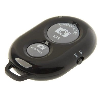 YONIS T&eacute;l&eacute;commande bluetooth universelle d&eacute;clencheur photo smartphone Noir