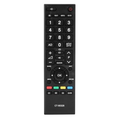 GENERIQUE T&eacute;l&eacute;commande de remplacement pour t&eacute;l&eacute;viseur multifonction CT-90326 Toshiba