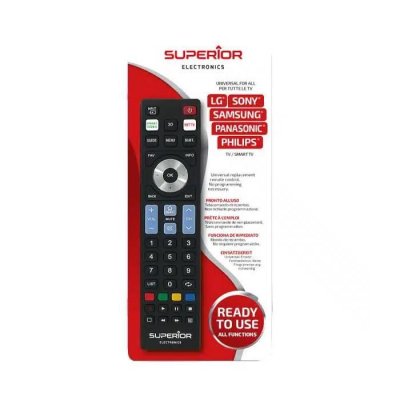 SUPERIOR ELECTRONICS T&eacute;l&eacute;commande TV Ready5 Smart SUPERIOR SUPTRB019 (SAMSUNG, LG, PHILIPS, SONY, PANASONIC)