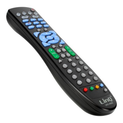 T&eacute;l&eacute;commande Universelle TV Satellite DVD CBL Audio VCR Port&eacute;e 10m LinQ Noir