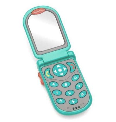 INFANTINO T&eacute;l&eacute;phone &agrave; clapet &eacute;lectronique  Bleu 