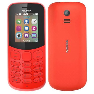 NOKIA T&eacute;l&eacute;phone mobile  130 Double SIM Rouge