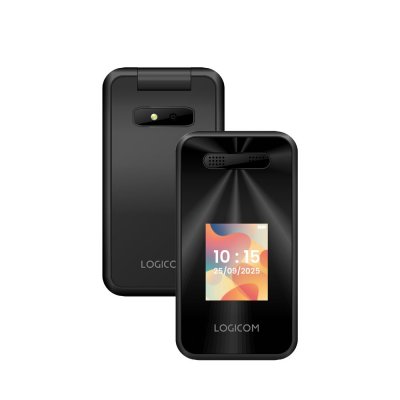 LOGICOM T&eacute;l&eacute;phone portable basique  Fleep S90 2,7"" 4G Double nano SIM 128 Mo Noir