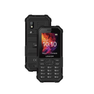 LOGICOM T&eacute;l&eacute;phone portable basique Xtrem 40 2,4"" Double nano SIM 128 Mo Noir