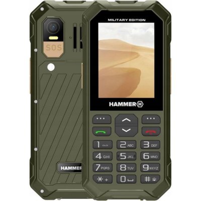 HAMMER H T&eacute;l&eacute;phone Portable Hammer 6 LTE Military Edition Double SIM 4G &Eacute;tanche IP68 Hammer Vert fonc&eacute;
