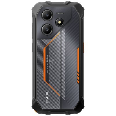 OSCAL T&eacute;l&eacute;phone portable Incassable  MARINE 2 8Go+128Go - Orange