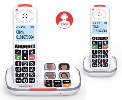 SWISSVOICE T&eacute;l&eacute;phone sans fil swiss voice xtra2355duo ATL1424003