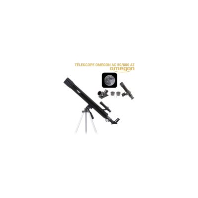  T&eacute;lescope AC 50/600 AZ + Monture azimutale + tr&eacute;pied alu + Occulaires 12,5mm / 20mm