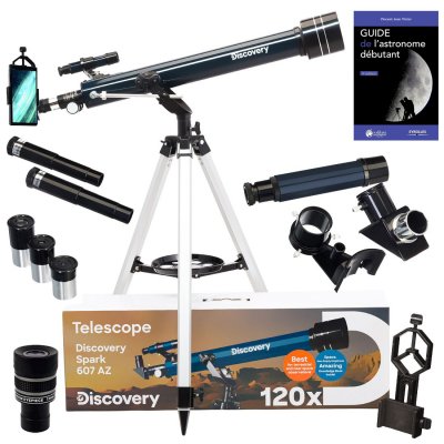  T&eacute;lescope Astrophotographie Discovery Spark 607 AZ avec Zoom, Oculaires et Accessoires
