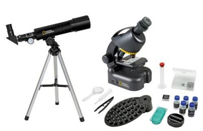 BRESSER T&eacute;lescope compact + microscope et suppor