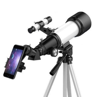 YONIS T&eacute;lescope lunette astronomique 400 x 70 avec tr&eacute;pied & support t&eacute;l&eacute;phone 