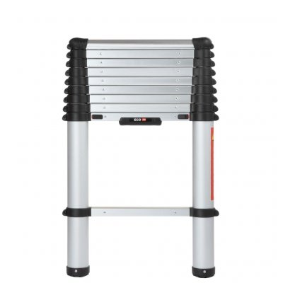 TELESTEPS  20130-501 Ecoline &Eacute;chelle t&eacute;lescopique Argent&eacute; et noir 3 m