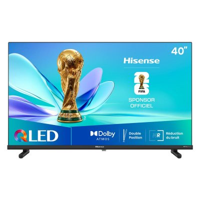 HISENSE T&eacute;l&eacute;viseur intelligent  QLED 40A5Q 40 pouces Full HD HDR10 Dolby Atmos VIDAA