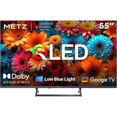 METZ T&eacute;l&eacute;viseur QLED  55 Pouces 4K Smart LED HDR 10 Dolby Atmos 120Hz