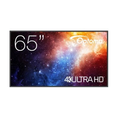 OPTOMA T&eacute;l&eacute;vision LED 65' 4K UHD -  - Android 11 - Wi-Fi - Blanc