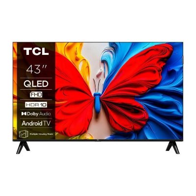 TCL Television TV 43S51K TV QLED 43 109 cm Full HD 1920 1080 HDR10 Android TV 2 HDMI