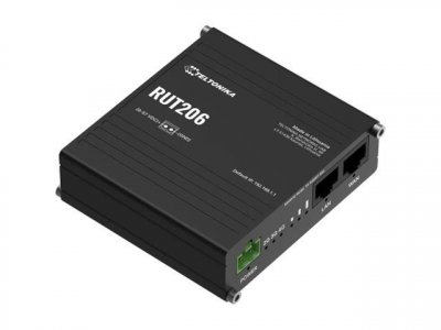 TELTONIKA  RUT206 INDUSTRIAL routeur sans fil Fast Ethernet Monobande (2,4 GHz) 4G Noir
