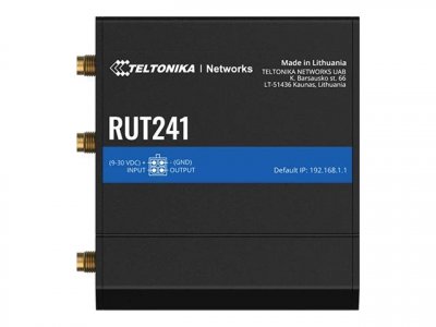 TELTONIKA  RUT241 Industrial 4G/LTE WiFi Router (MEIG) RUT241010000