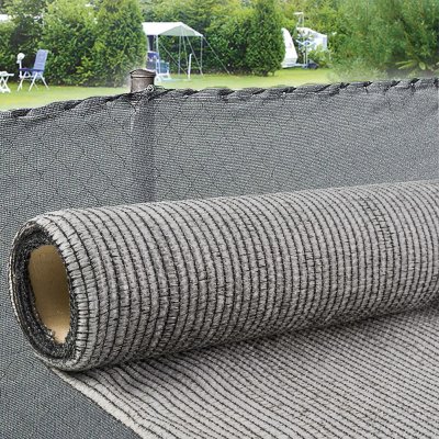TENAX  - Brise vue gris 1x5m 150 g/m&sup2;