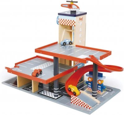 TENDER LEAF TOYS  garage automobile et atelier bois junior 5 pi&egrave;ces