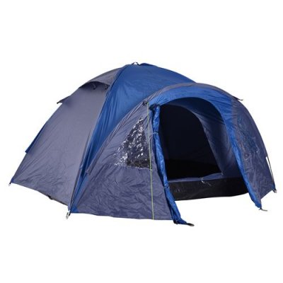 OUTSUNNY Tente de camping 4-5 personnes bleu marine