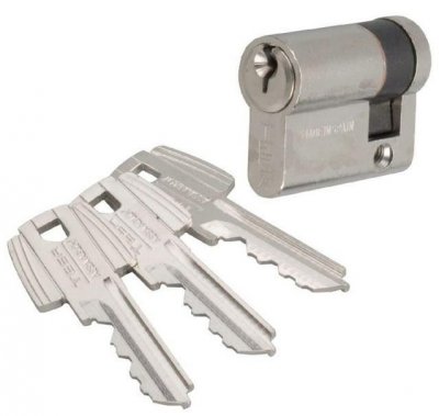 TESA  - Demi cylindre TE5 - 30x10mm - nickel&eacute; - 50303010N