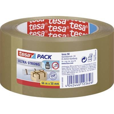 TESA  Ultra Strong PVC 50mm x 66m Marron, Ruban adh&eacute;sif