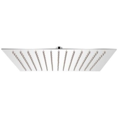 VIDAXL T&ecirc;te de douche plongeante carr&eacute;e en acier inoxydable 25x25 cm