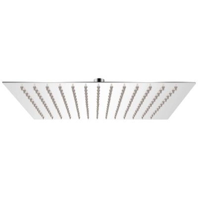 VIDAXL T&ecirc;te de douche plongeante carr&eacute;e en acier inoxydable 30x30 cm