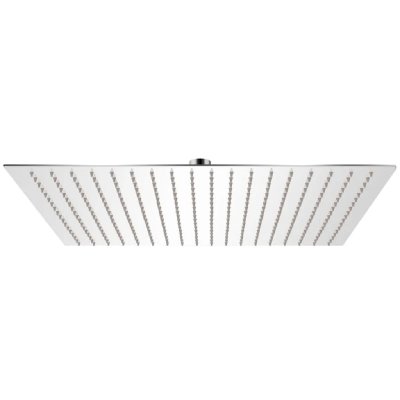 VIDAXL T&ecirc;te de douche plongeante carr&eacute;e en acier inoxydable 50x50 cm