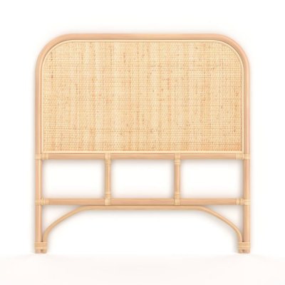 RENDEZ VOUS DECO T&ecirc;te de lit 90 cm en rotin naturel - Grace - Marron Clair