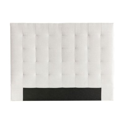 MILIBOO T&ecirc;te de lit capitonn&eacute;e en tissu naturel L160 cm HALCIONA - Naturel