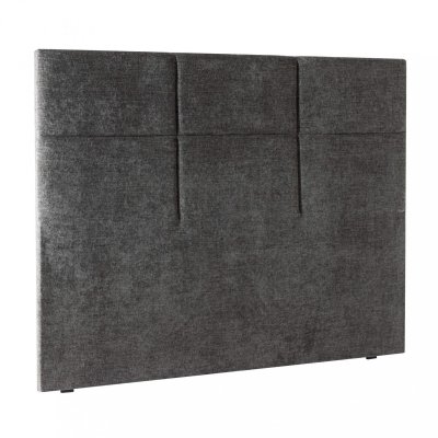 EPEDA T&ecirc;te de lit D&eacute;co Carr&eacute; Chic  160 cm Gris chin&eacute;