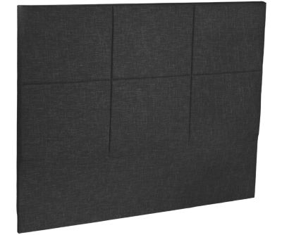 EPEDA T&ecirc;te de lit D&eacute;co Carr&eacute; Chic  180 cm Gris chin&eacute;