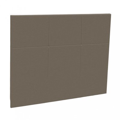 EPEDA T&ecirc;te de lit d&eacute;co carr&eacute; chic simili cuir cappuccino 160 - 