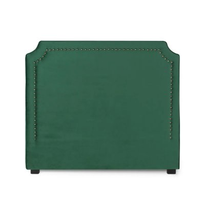 INTENSEDECO T&ecirc;te de lit Diana Velours 140cm Vert