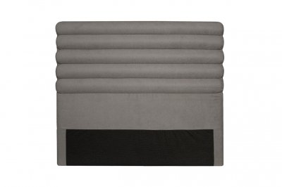 T&ecirc;te de lit en tissu luca - gris, largeur - 140 cm BS403TGRI140