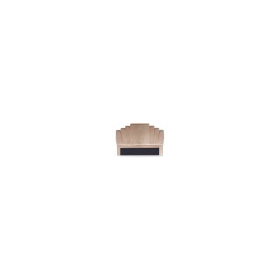  T&ecirc;te de Lit en Velours Renaya 180cm Taupe