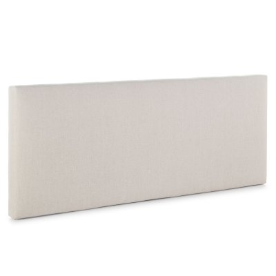 MARCKONFORT T&ecirc;te de lit tapiss&eacute;e 160x60 cm de lin naturel, 8 cm d'&eacute;paisseur