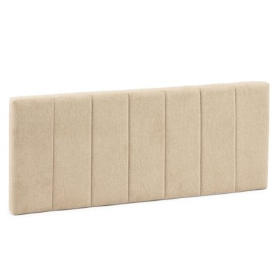 MARCKONFORT T&ecirc;te de lit tapiss&eacute;e Creta 150x60cm Couleur Beige, 8cm d'&eacute;paisseur