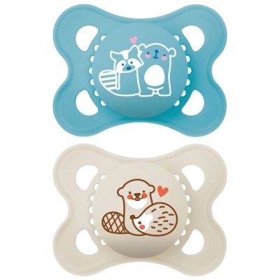 MAM T&eacute;tine Original Nature 2 - 6 Mois  - Le Lot De 2 T&eacute;tines