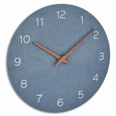 TFA Dostmann 60.3054.06 &agrave; quartz Horloge murale 297 mm x 45 mm bleu
