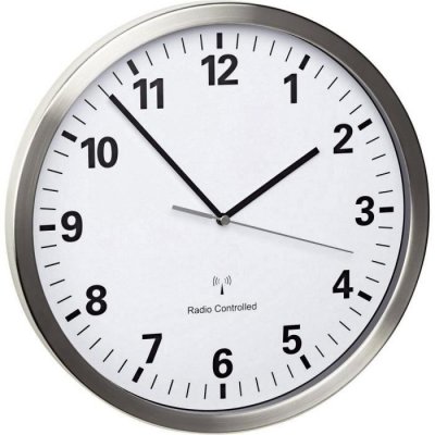Tfa Dostmann 60.3523.02 Radio Controlled Clock Argent&eacute;