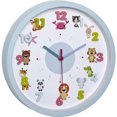 Tfa Dostmann Little Animal Round Wall Clock Bleu
