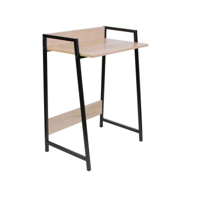 The Home Deco Factory - Bureau en bois et m&eacute;tal Gemini noir