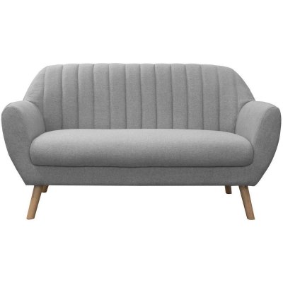 THE HOME DECO FACTORY  - Canap&eacute; 2 places en tissu Sofia
